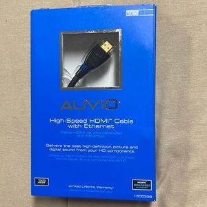 NIB 8ft HDMI Ethernet cable by Auvio